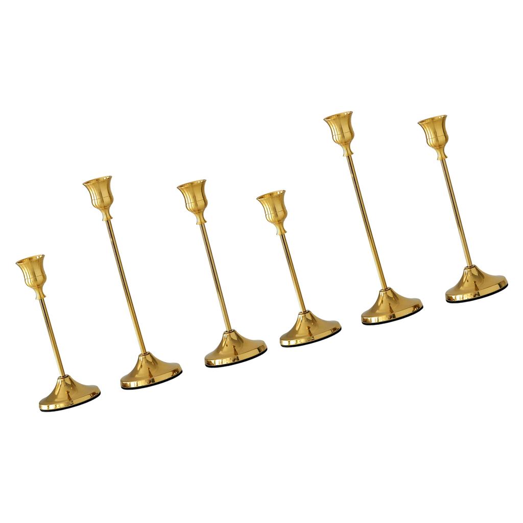 Retro Taper Candle Holders Iron Candlestick Holders for Home Dinning Table Centerpiece Wedding Holiday Party Chrismas