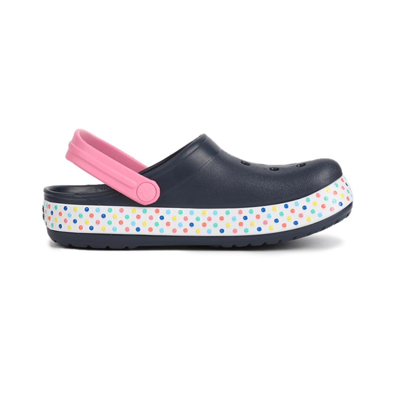 Crocs Fun Academy Minnie Mouse Pattern Little Crocs Beach Hole Shoes Dark Blue Kids' Style