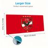 Al Ahly Sporting Club Mouse Pad, Large Gaming Desk Mat, Non-slip XXL Mousepad for Laptop & Tablet, Mini PC Playmat with Stitched Edges