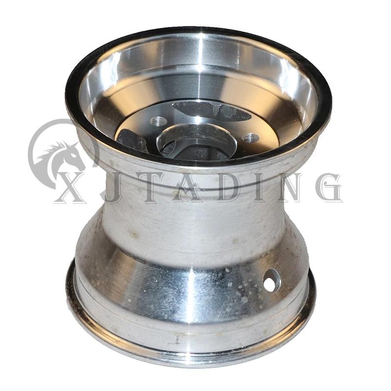 5 inch Front & Rear Wheels Aluminum Alloy Wheels Hub Fit For 168 Go Kart ATV Buggy Quad Bike Tricycle 5  Tyre Wheel Accessories 126mm silver