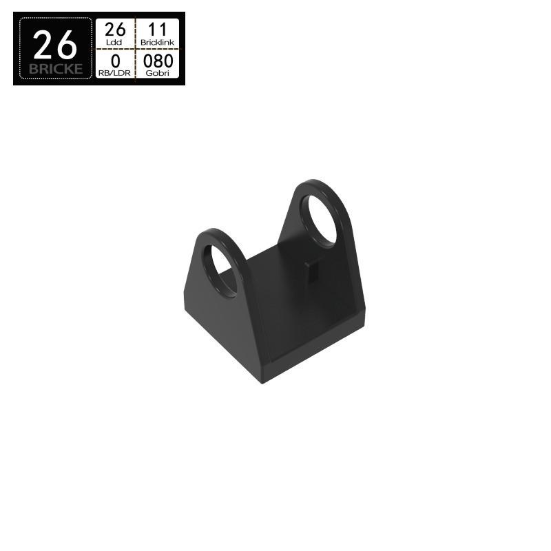 BRICKE 2x2 Roller Holder Compatible with LEGO - Spare MOC Building Blocks 50g (~48 pcs)
