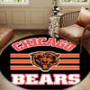 Chicago Bears  Round mat, Anti-slip Circle Carpet Chair rug For livingroom,Bedroom, doormat home decor Gift Christmas Gifts