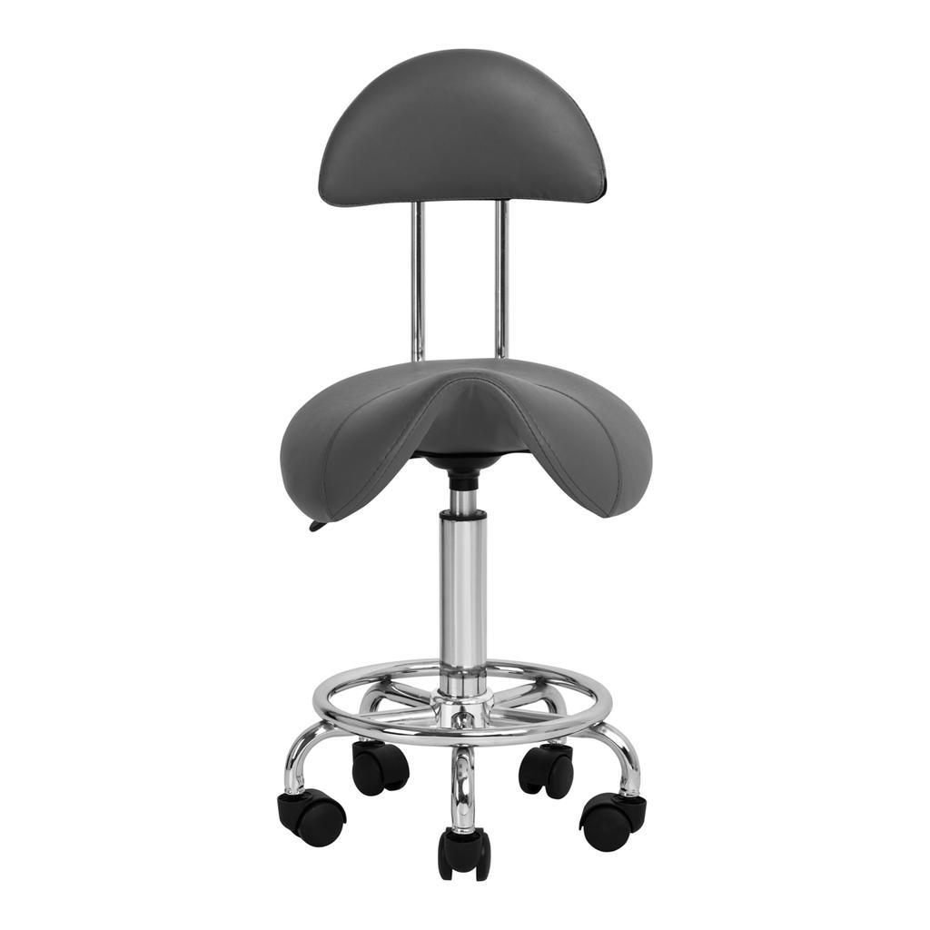 Taboret Kosmetyczny 6001 Szary