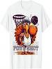 Fowl Shot -Happy Thanksgiving Funny Turkey Basketball Player T-Shirt