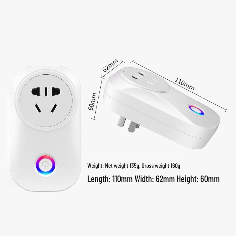 Graffiti Smart WiFi Socket - Complies with German, European, Brazilian, Italian, Israeli, and Indian Standards