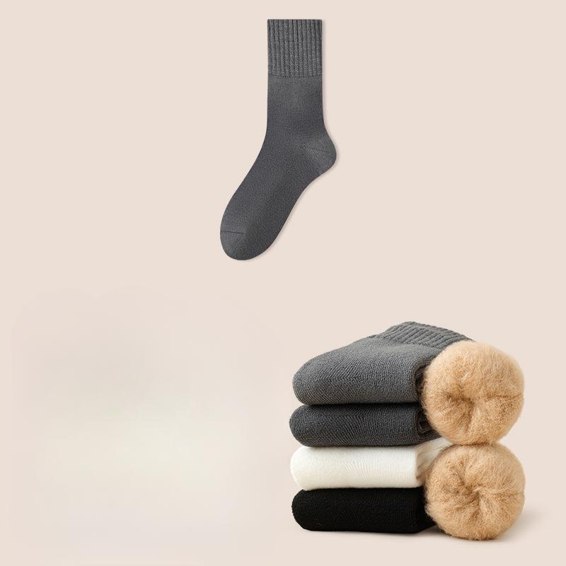 Men's Winter Plush Thickened Warm Sweat Absorbing Hose Floor Socks
