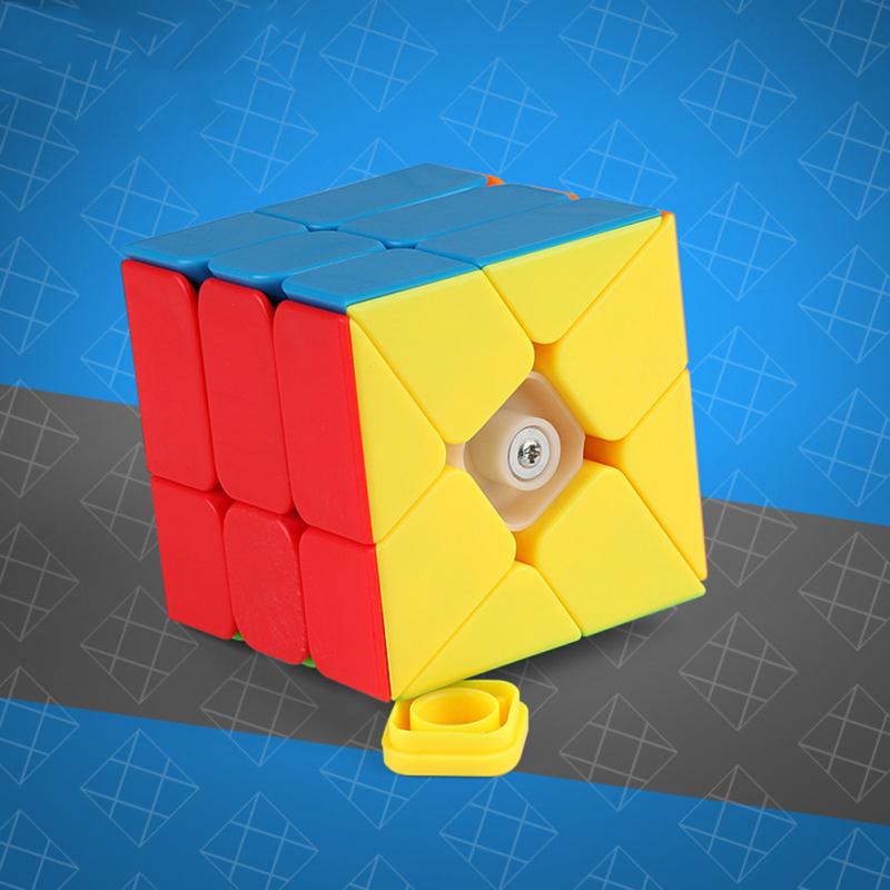 Hot! 3x3x3 Magic Cube Toy Fisher Cube Easy Turning Smooth Speed Puzzle Toy For Kids