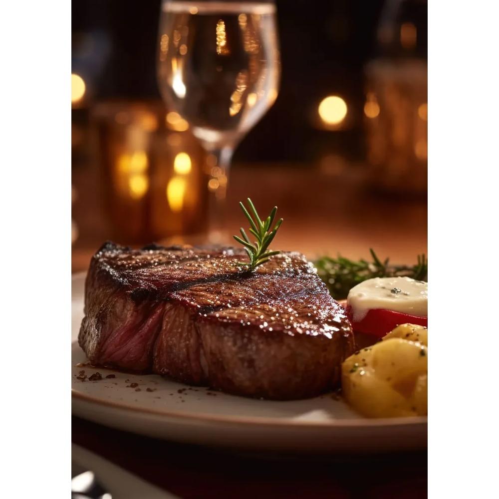 Delicious Grilled Tomahawk Steak Posters Retro Meat Cuts Steak Guide BBQ Prints Canvas Painting Wall Pictures Home Kitchen Decor