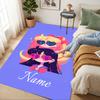 Personalized Name Galaxy Dreamer Living Room Non-Slip Area Rug Soft Carpet for Bedroom Playroom Sofa Office Home Decor Doormat