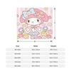 My Melody Kawaii Flannel Throw Blanket Blanket for Bed Bedroom Ultra-Soft Bedding Throws