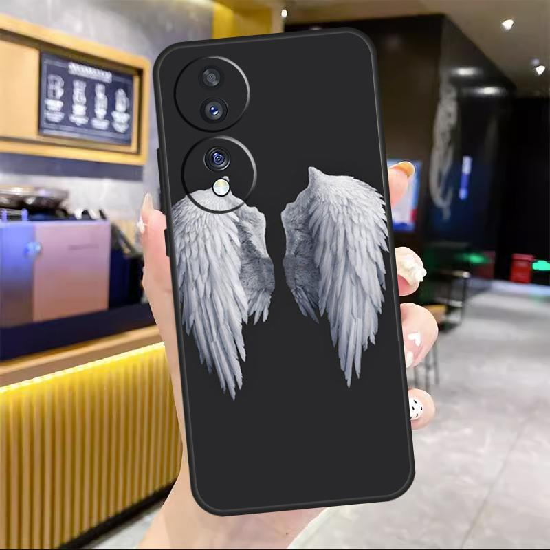 Wings Angel Devil For Honor Magic 6 7 8 Pro Case For Honor 90 70 50 Lite 400 200 X8c X8b X9a X9b X9c X9d Win RT