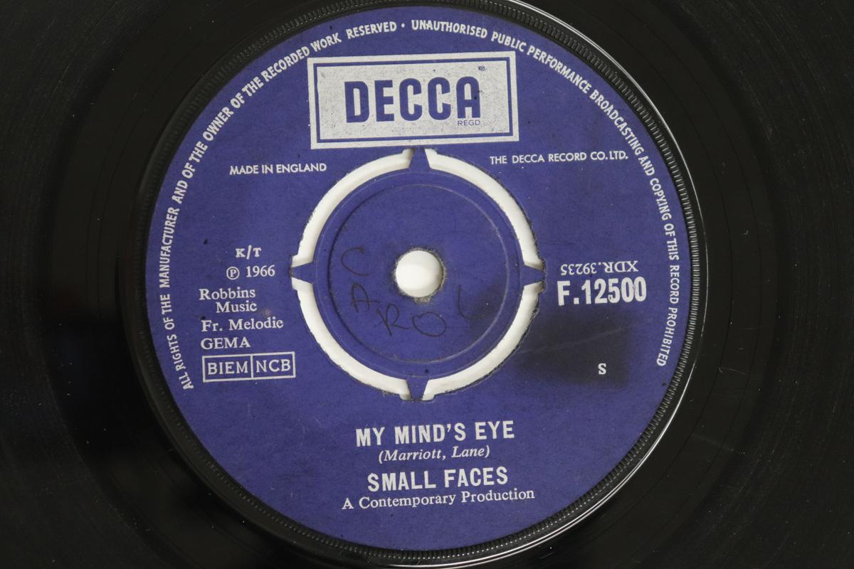 

7inch Record SMALL FACES - My Mind s Eye F12500 DECCA 1966 UK Rock Used