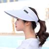 Visor Hat Sunscreen Wide Brim Cycling Travel Sun Hat Korean Style Hat Empty Top Hat Women Cap
