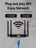 4G LTE WiFi6 Tragbarer SIM-Karten-Router für Europa & USA - Ideal für Auto & Outdoor-Nutzung