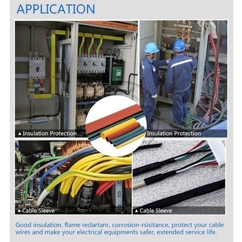 Upgraded 164/328/656/984Pcs Heat Shrink Tubing Insulation Shrinkable Tube