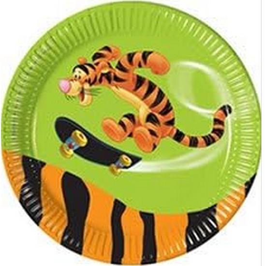 Winnie the Pooh Paper Round Tigger Party Plates (Pack of 10)