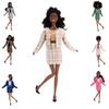 30cm11 High-quality 30cm11 Inch Fashion Doll With Elegant Style European And American African Black Skin Curly Hair Available On
