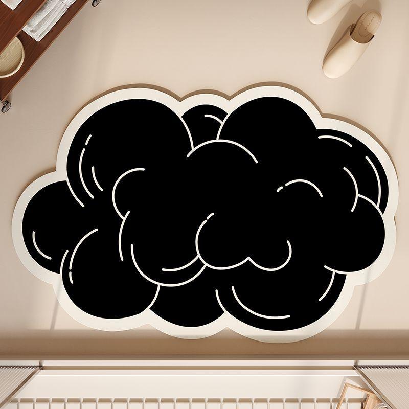 Bathroom fragrant floor mat French absorbent bathroom diatomaceous mud mat foot pad washbasin bathtub anti slip mat