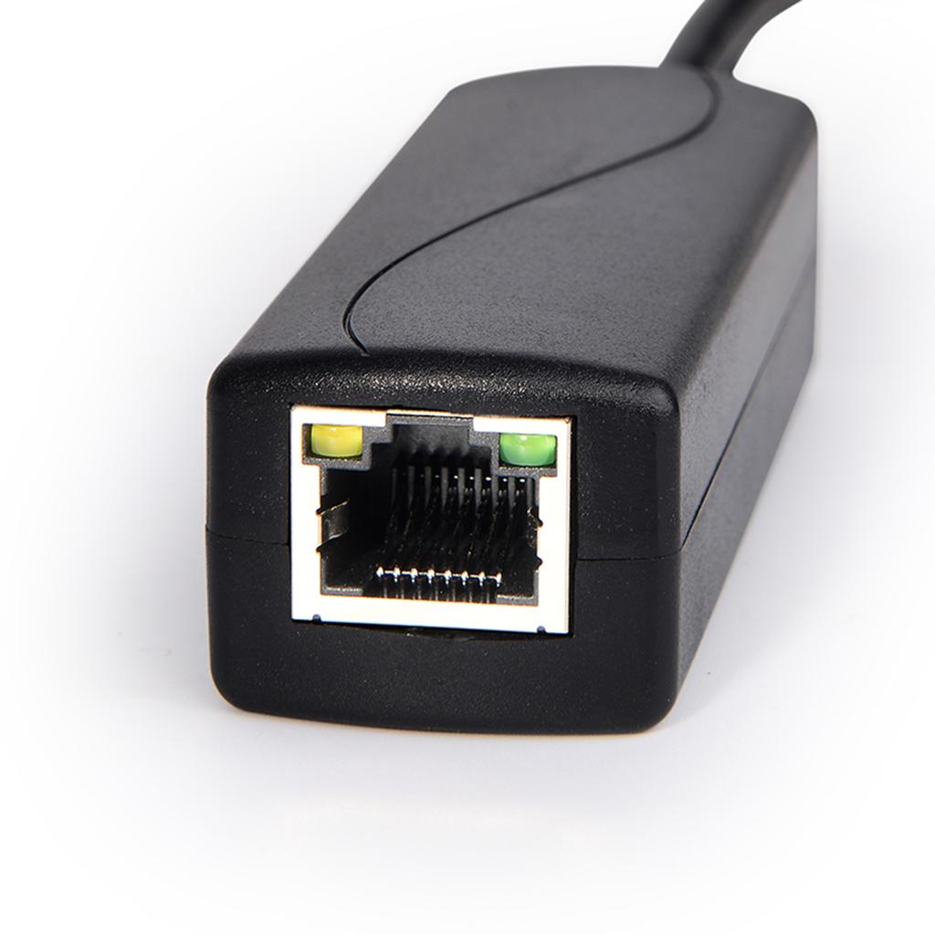 30W Gigabit POE Splitter DC5.5x2.1mm Netzteil für effiziente Stromverteilung in Büro-Netzwerkgeräten