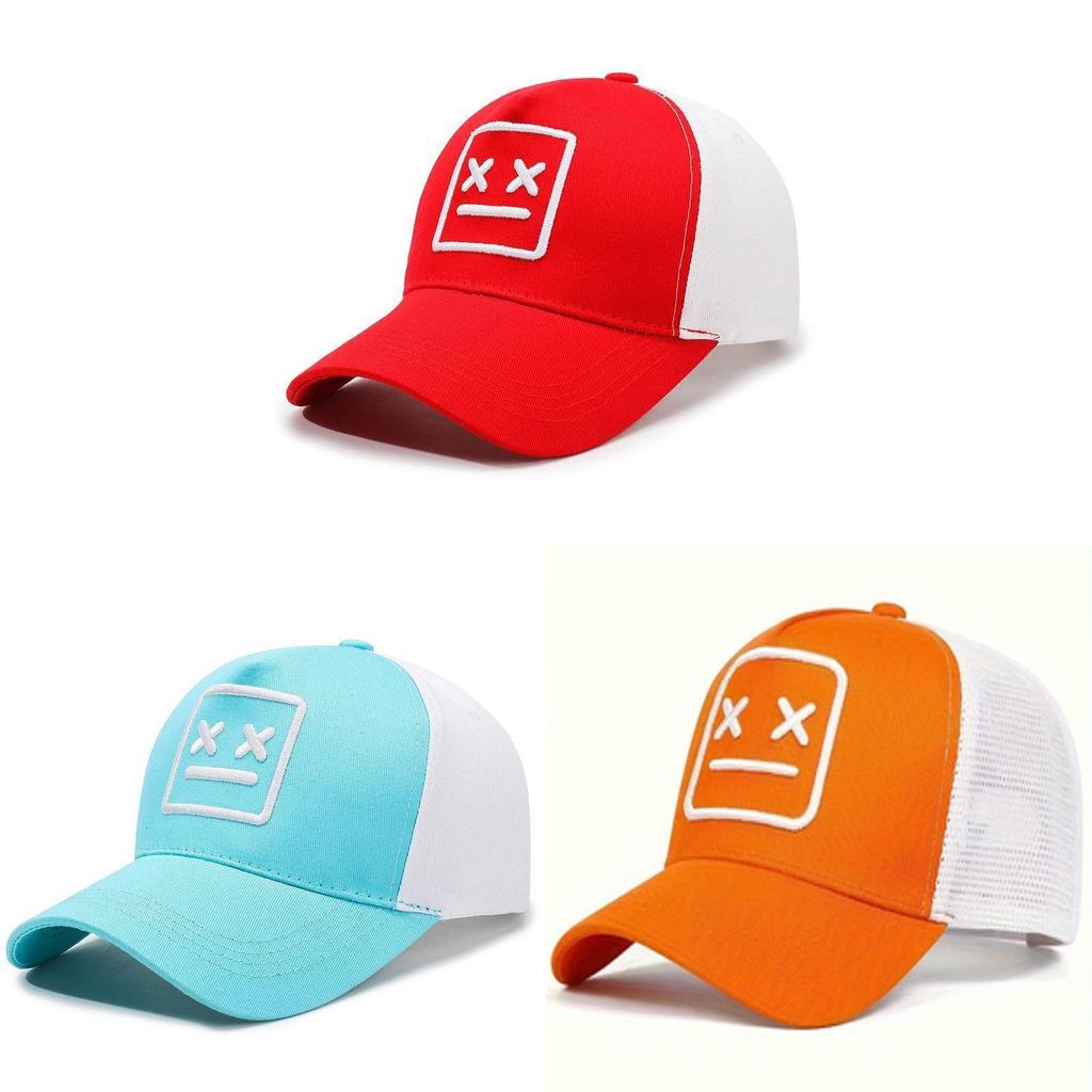 Cappellino da Baseball Estivo Ricamato in Cotone con Visiera Parasole per Donne e Uomini