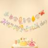 Colourful Banners Happy Birthday Letter Banners Hanging Banners Festive Decorations Party Decorations Home Decor