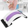 Back Massage Stretcher Pain Relief Lumbar Spine Stretcher Relaxation Posture CorrectorWhite Purple