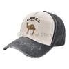 Kamel Mirage Band Unisex Damen Baseballkappen Gewaschene Baumwollkappe Hut Unisex Vintage Cowboyhut Verstellbare Retro Sonnenschutzkappe