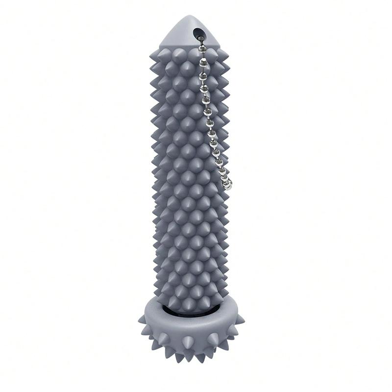 Pain Stim Spiky Roller Fidget Keychain Pocket Sensory Toy Relieve Stress Anxiety for Adults Office Desk Decor Gifts