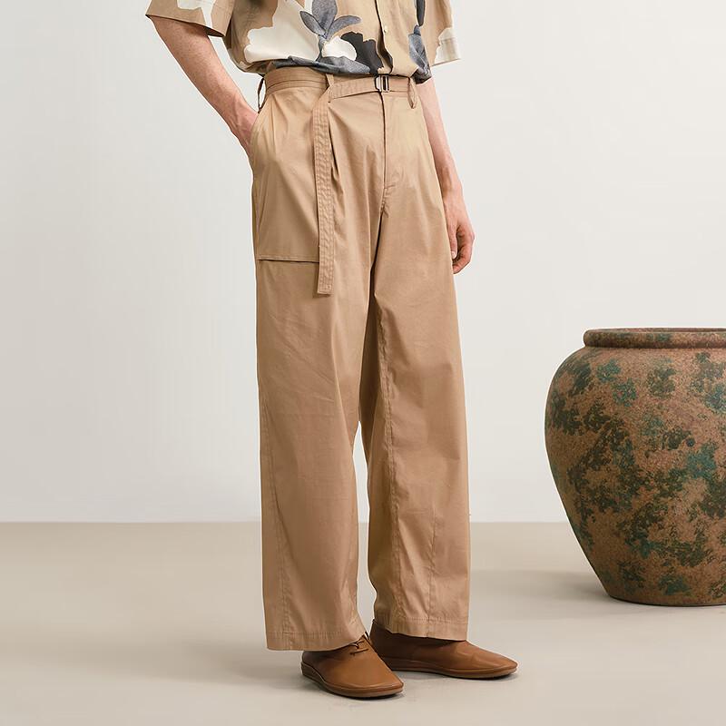 CROQUIS Men's 2025 Summer Loose Straight Casual Pants