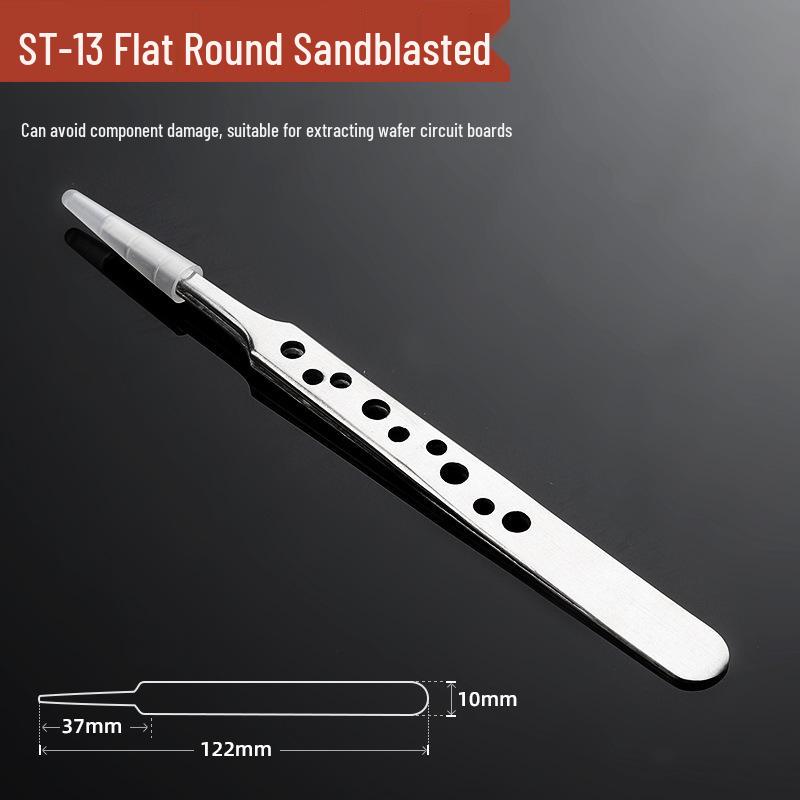 Stainless Steel Precision Tweezers with Curved Scorpion Tip for Eyelash Extension and Nail Art