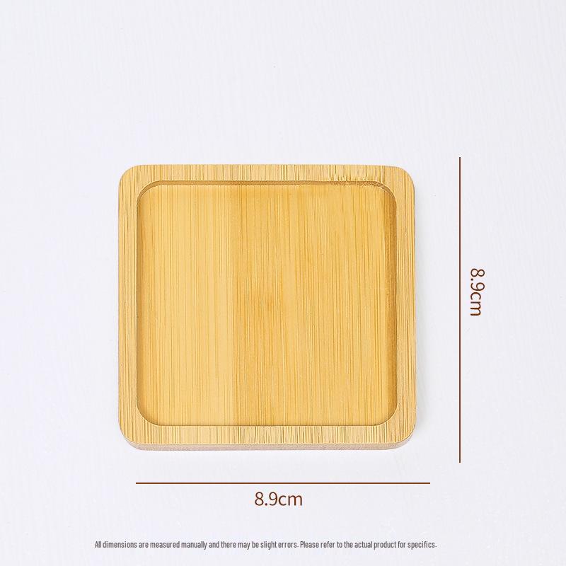 Handmade Bamboo Mosaic Coaster - Round or Rectangular Heat Insulation Mat