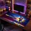 Tappetino per Mouse Grande Personalizzato Lamine Yamal, Stampa Testo Nome Personalizzato, Tappetino da Scrivania Antiscivolo con Logo Calcio, Regalo per Gamer