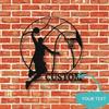 Personalized Metal Wall Art Sports Fan Gift Handmade Home Decor Indoor Outdoor