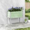 Planter Pastel Green 100 X 45 X 90 Cm Galvanized Steel