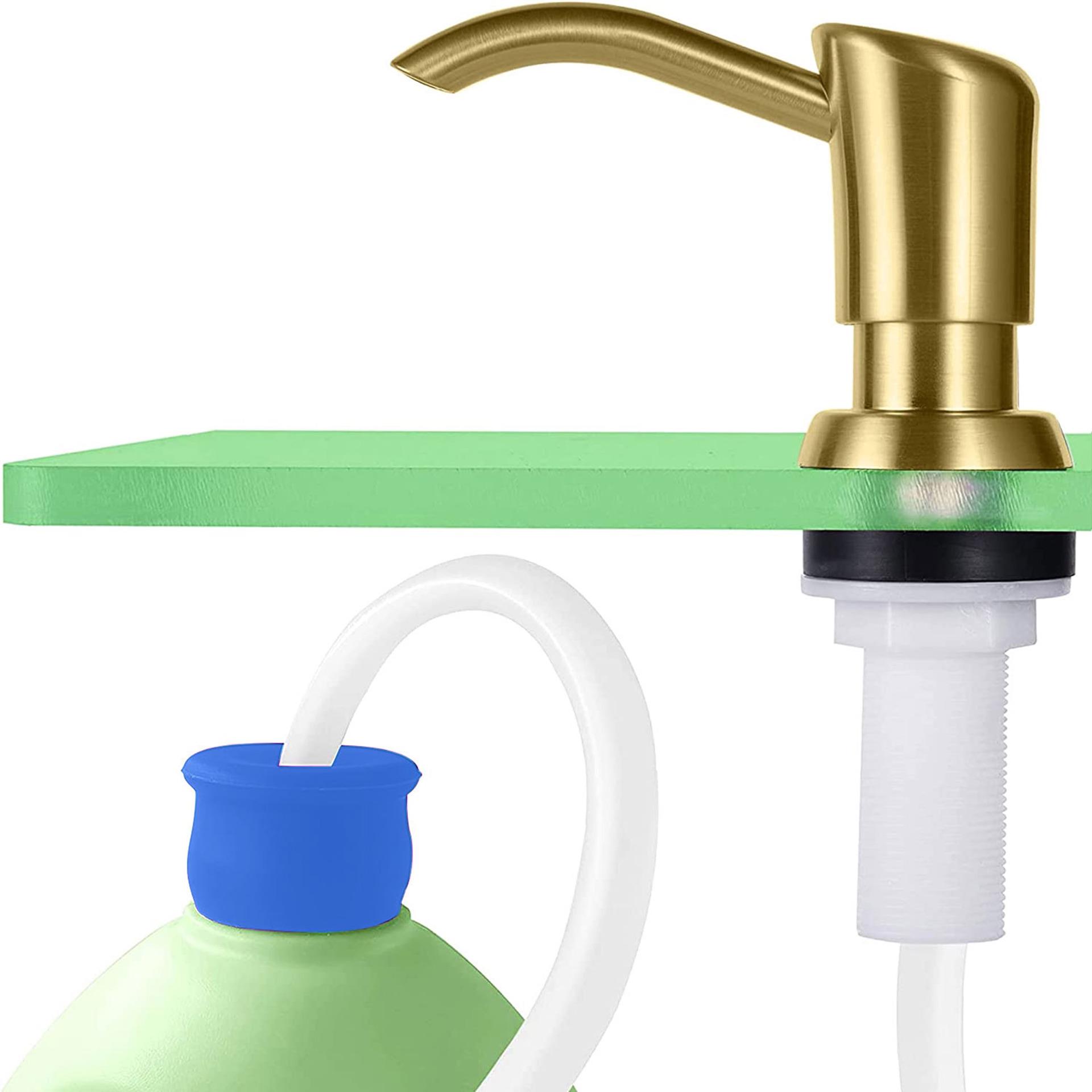 American-Style Sink Soap Dispenser with 1.2m Silicone Hose