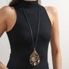 New Fashion Hand-woven Rope Long Necklace Bohemian Retro Temperament Versatile Long Sweater Necklace