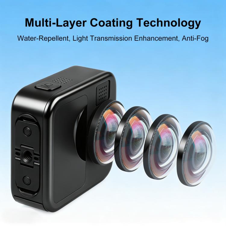 For GoPro MAX2 PULUZ Optical Tempered Glass Lens Guard Protective Cover (Transparent)