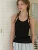 Liel Halter Neck Knit Sleeveless (Black)