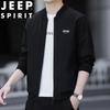 JEEP SPIRIT Men's Baseball Collar Casual Jacket
