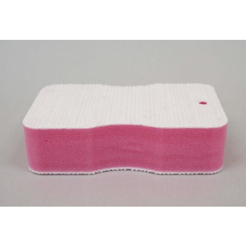 Towa Sangyo Aqua Clean W Bath Sponge, Pink