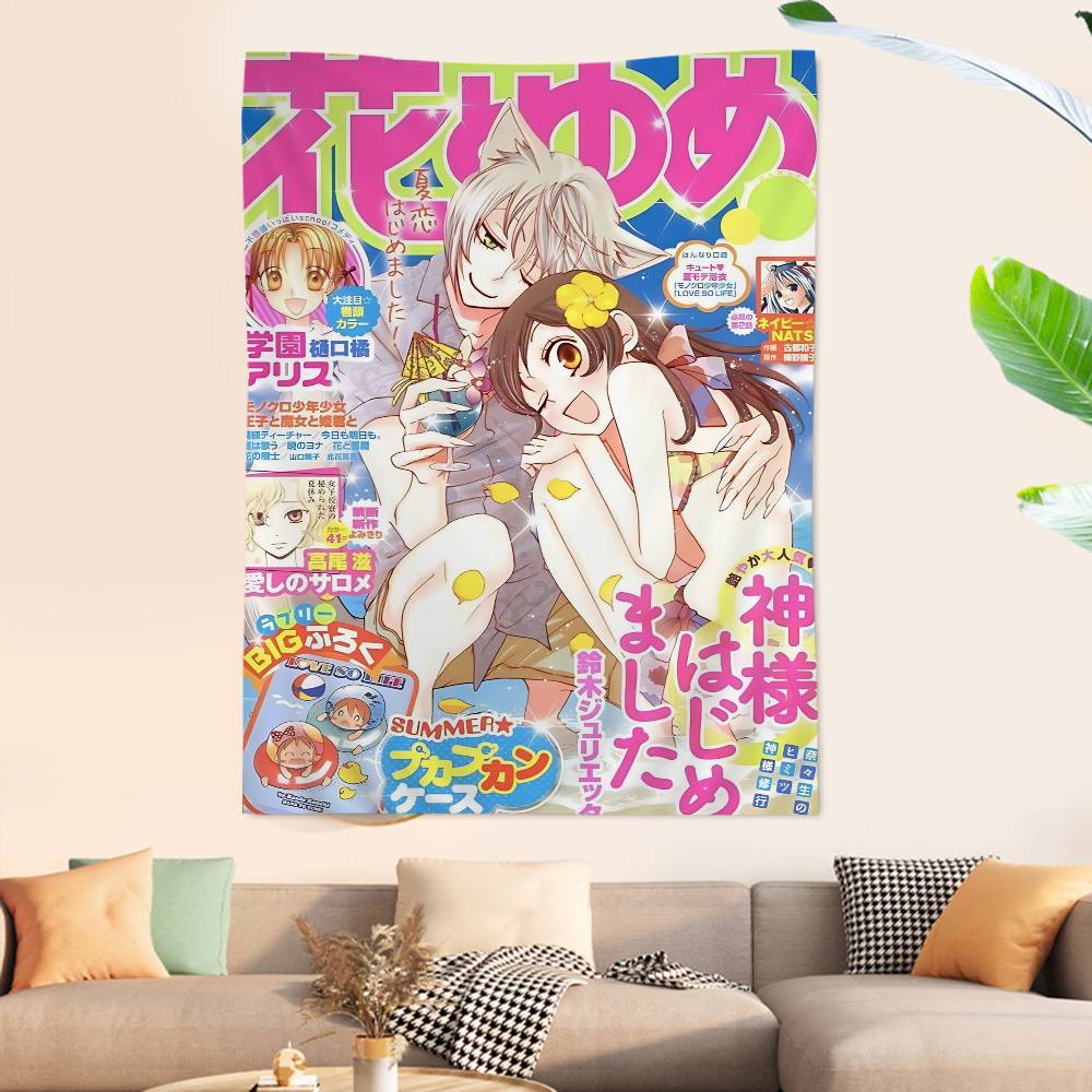 Anime K-Kamisama Kiss Colorful Tapestry Wall Hanging Bohemian Wall Tapestries Mandala Wall Art Decor