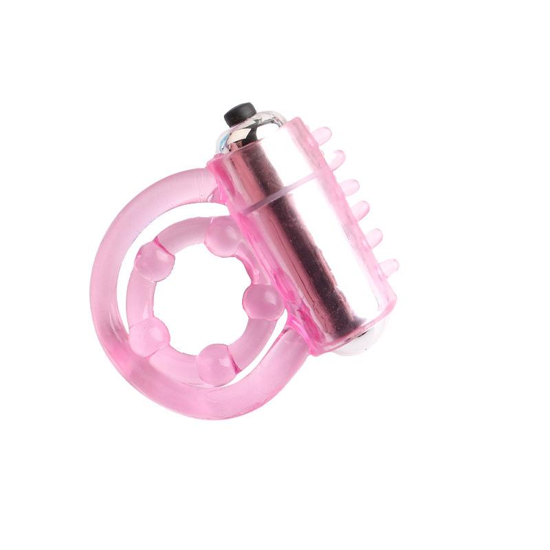 Trvalé vibrační kroužky Dvojitý erekční kroužek Odložení předčasné ejakulace Penis Ball Loop 2 Uzamčené sexuální hračky Produkt pro muže