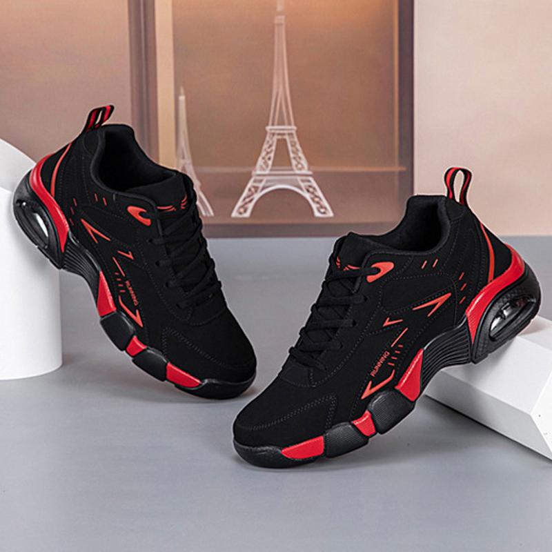 Herren Modische Sneaker Bequeme Leichte Sportschuhe Atmungsaktives Mesh-Obermaterial Rutschfeste Gummisohle Lässige Tägliche Trageschuhe