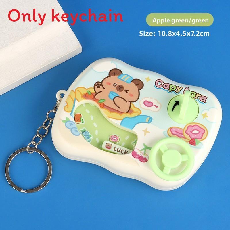 Bear Capybara Cute Cartoon Printed Steering Wheel Challenge Game Pendant Console