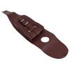 Motorcycle PU Leather Gas Fuel Tank Cover Panel Pad Bib with Pouch Motorbike AccessoryBrown
