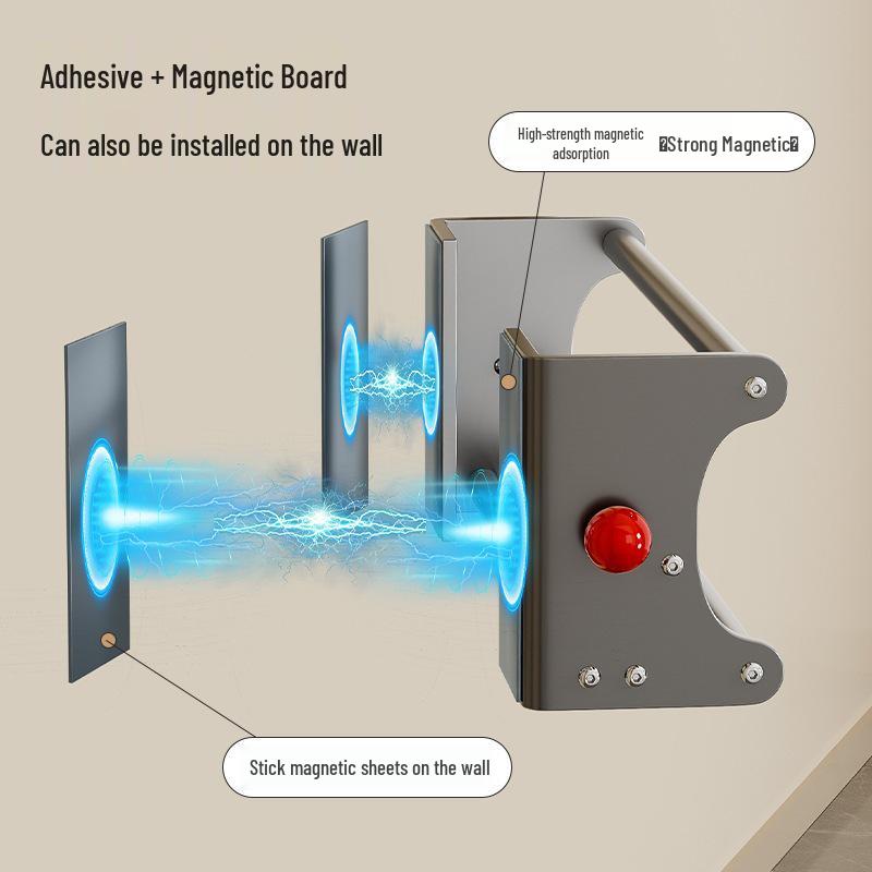 Magnetic Telescopic Shoe Rack: No-Drill, Easy-Install Multi-Layer Storage Cabinet
