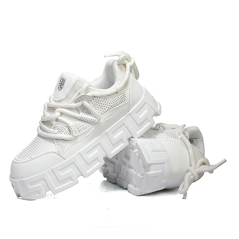 

Осень Новые Мужские Модные и Роскошные Повседневные Спортивные Туфли, Удобные Туфли на Толстой Подошве, Мужские Туфли со Скрытой Внутренней Высотой 39