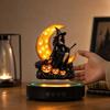 Magnetic Levitation Display Stand for Christmas Ornaments with Floating Tray, Home Bedroom Desk Decor,