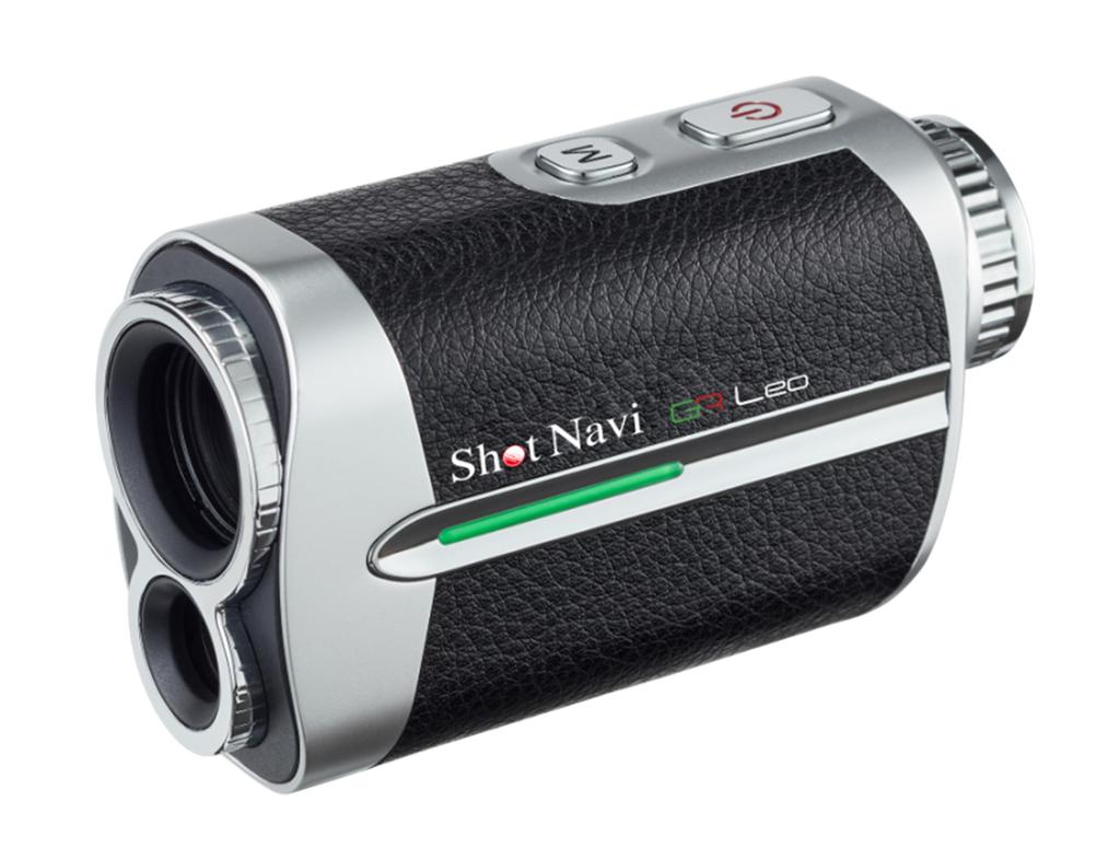 Shot Navi VoiceLaser GR Leo Golf Laser Distance Meter with OLED Made In 6x Elevation Rechargeable (Black) Dual-Color Green/Red Display, Ultra-Fast