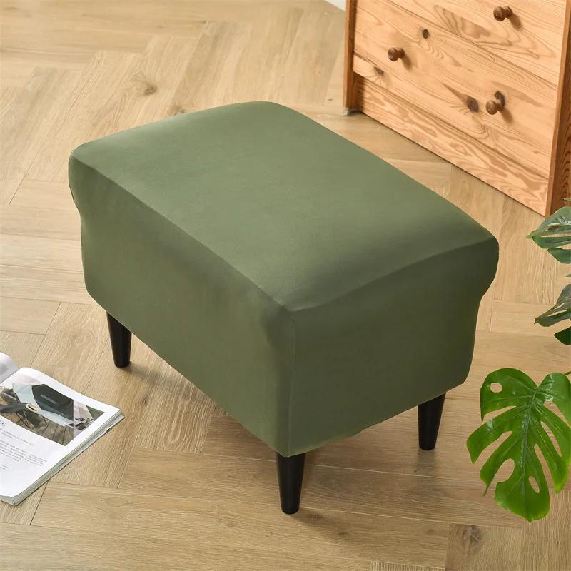 Elastic Wing Chair Cover Stretch Spandex Wingback Sofa Slipcovers Solid Color Wing Armchair Covers with Seat Cushion Covers